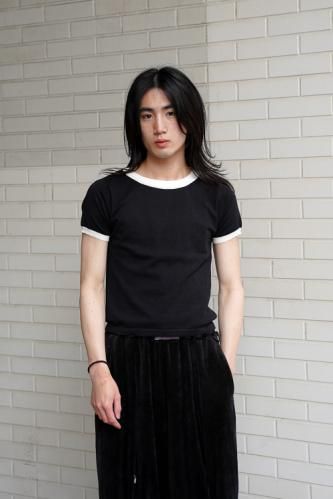 【美品】Leh(レー)スーパーワイドプルオーバーシャツ/ブラック/Lサイズ RAGEBLUE シャツ 「LUXURY+EASY」ラグイージー/オーバーサイズ