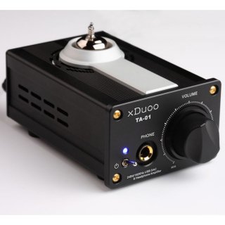 【パッケージなし・通電・開封品】[xDuoo] デスクトップ 小型 真空管 ヘッドフォンアンプ TA-01