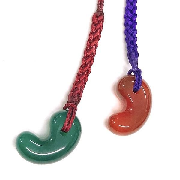 送料無料　緑檀根付　鼠　緒締め玉付　提げ物　在銘 日本銘石】ブレス 出雲碧玉 緑 〈島根県〉 丸 10mm 招福 健康