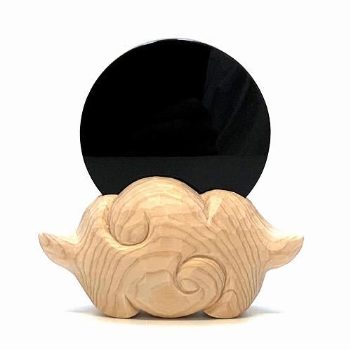 特大　希少　激レア 黒曜石 パワーストーン 天然石 置物 木製台座付き 特大 希少 激レア 黒曜石 パワーストーン 十勝産 10kg - メルカリ