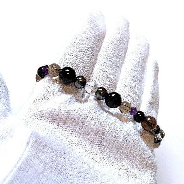 2月【 暦石ブレスレット 如月 】 メンズ Mens | こよみいし 誕生日