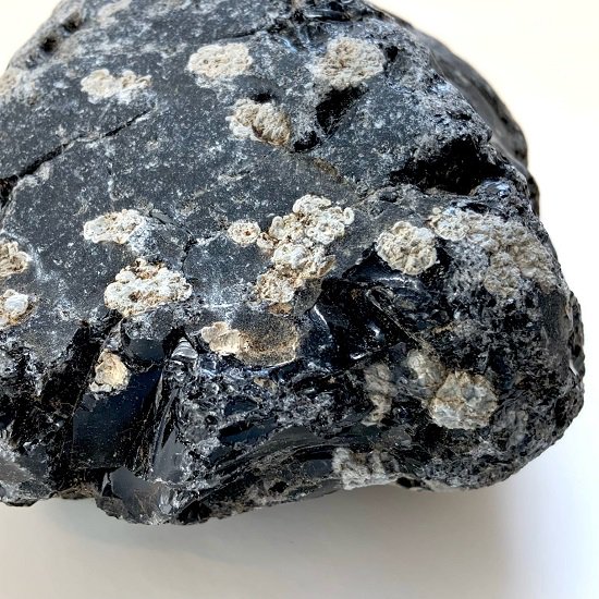 スノーフレークオブシディアン 3.8kg 黒曜石 原石 鉱物 鑑賞石 自然石