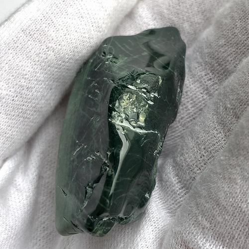碧玉 磨き原石 母岩付き 】 青めのう 碧石 出雲石 磨き 限定