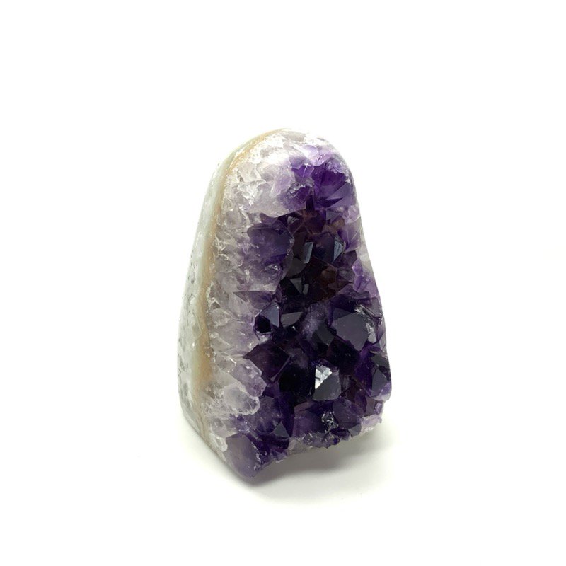 【 アメジスト レインボークラスター ウルグアイ産（側面磨き） 】 紫水晶 amethyst cluster 原石 一点物          