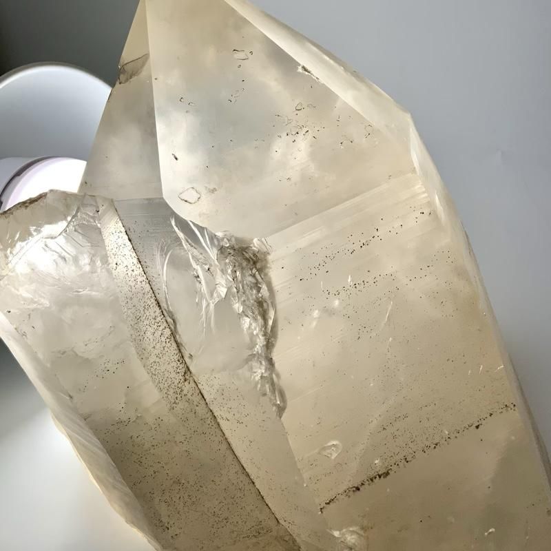 乙女鉱山産 太めポイント 乙女鉱山水晶 特大ポイント 】 乙女水晶 国産 クォーツ quartz