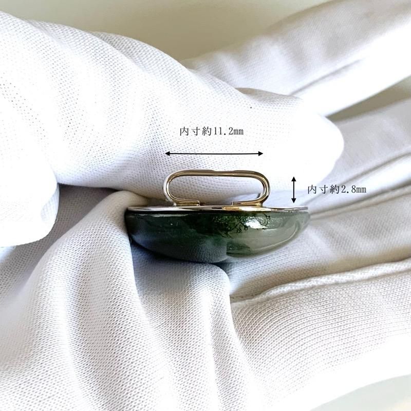 no.0515 雪下の緑　雫の苔アゲート　一点物 人気ハンドメイド・手芸 - no.0515 雪下の緑 雫の苔アゲート 一点物
