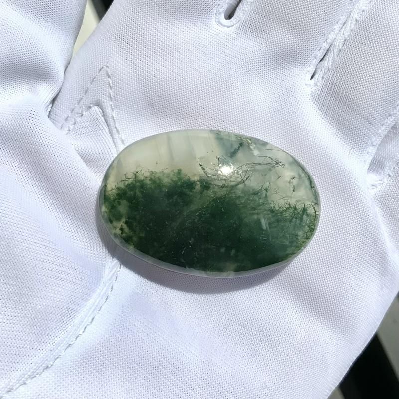 苔めのう SV925 帯留め 】 こけめのう モスアゲート 銀 瑪瑙 メノウ