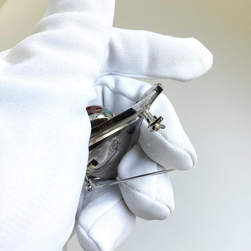 めのう ブローチ 】 縞めのう 瑪瑙 メノウ agate アゲート 天然石 限定