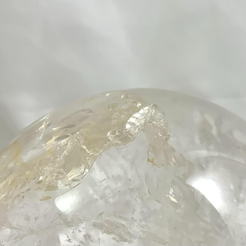 天然水晶丸玉 台付き 】 本水晶 丸玉 クリスタル 置物 開運 幸運