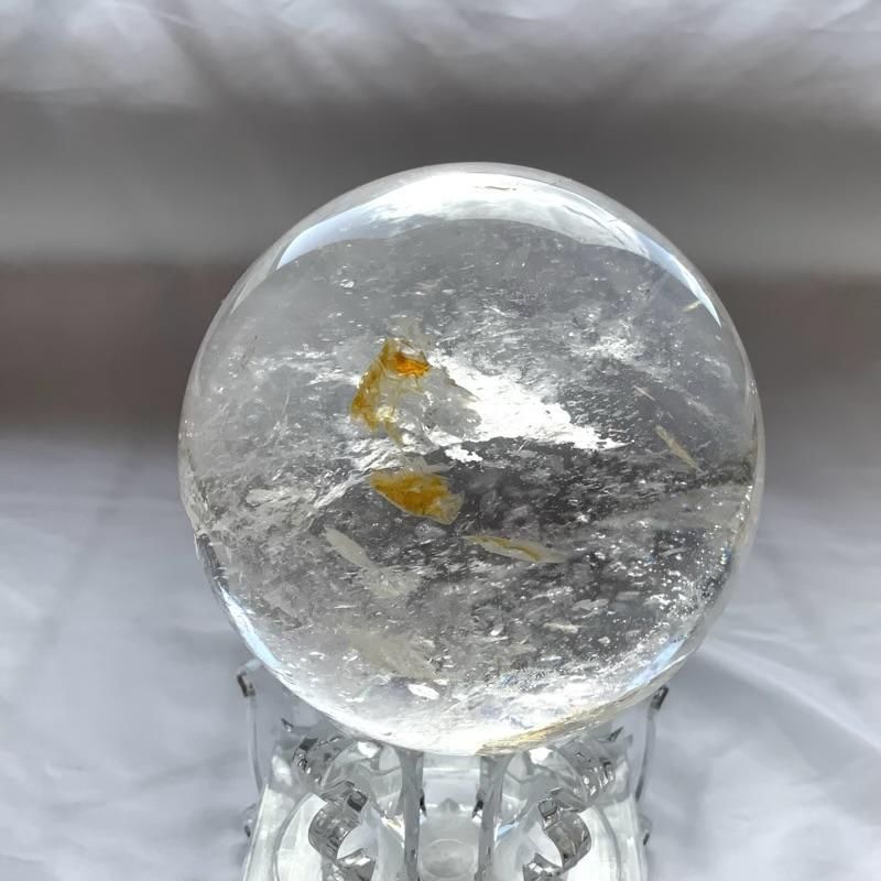 天然水晶丸玉 台付き 】 本水晶 丸玉 クリスタル 置物 開運 幸運 天然水晶丸玉 台付き 】 本水晶 丸玉 クリスタル 置物 開運 幸運