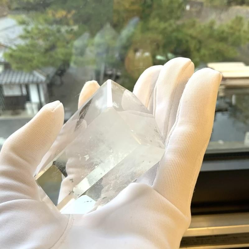 グリーンファントムクォーツ ポイント 】 水晶 緑泥 quartz