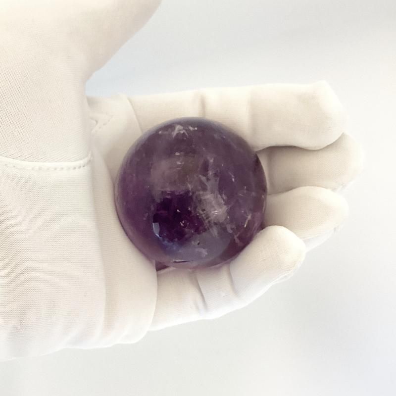 アメジスト丸玉 台付き 】 クォーツ quartz 天然石 万能石 浄化 開運