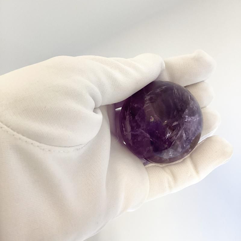アメジスト丸玉 台付き 】 クォーツ quartz 天然石 万能石 浄化 開運