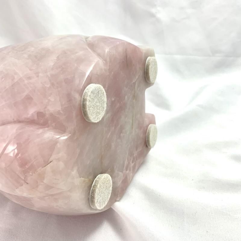 ローズクォーツ うさぎ 】 rosequartz 紅水晶 桃色 ピンク色