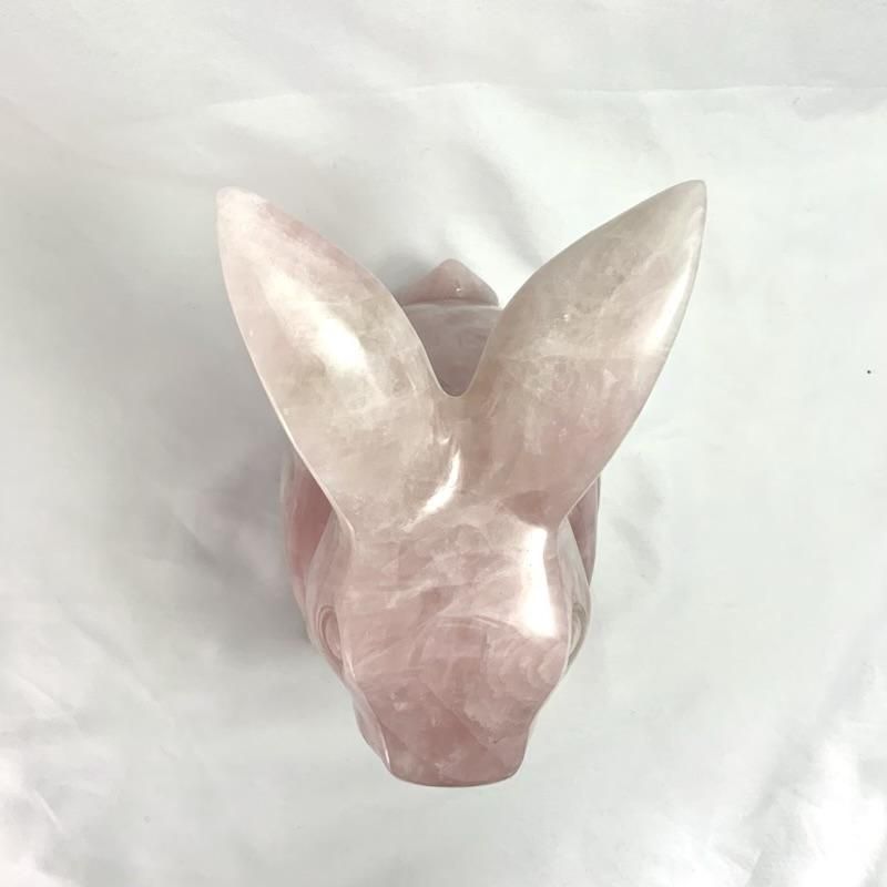 ローズクォーツ うさぎ 】 rosequartz 紅水晶 桃色 ピンク色