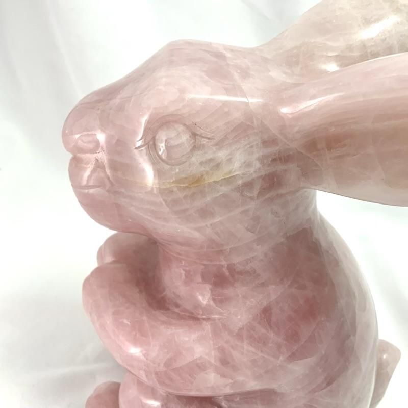 ローズクォーツ うさぎ 】 rosequartz 紅水晶 桃色 ピンク色