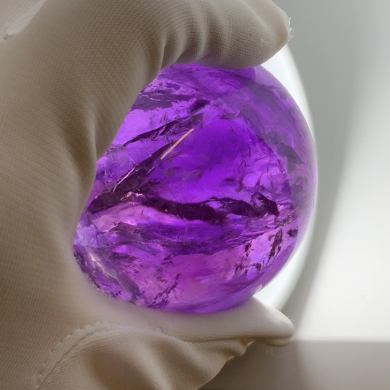 アメシスト 丸玉 台付き 】 紫水晶 アメジスト クォーツ quartz 天然石
