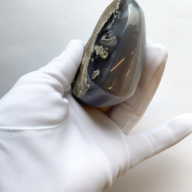 ハート型・瑪瑙 めのう ハート型 】 瑪瑙 メノウ agate アゲート 天然石