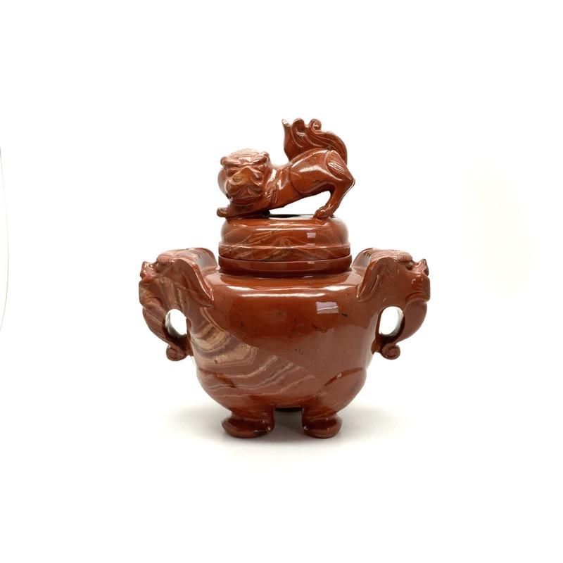 ジャスパー細工/香炉 鑑別書(証明書)付 】 - めのうの店川島【公式通販