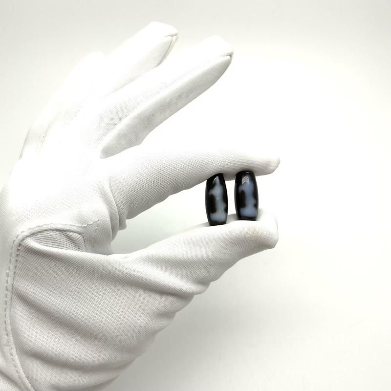 如意天珠 2個セット 】 にょいてんじゅ 玉髄 チベット 御守り