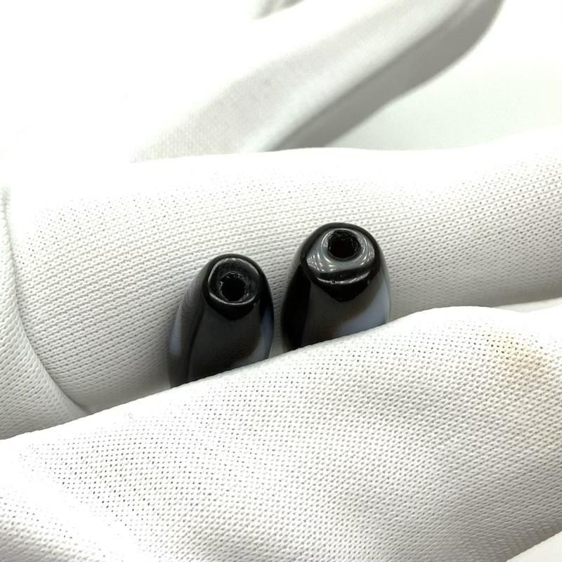 如意天珠 2個セット 】 にょいてんじゅ 玉髄 チベット 御守り