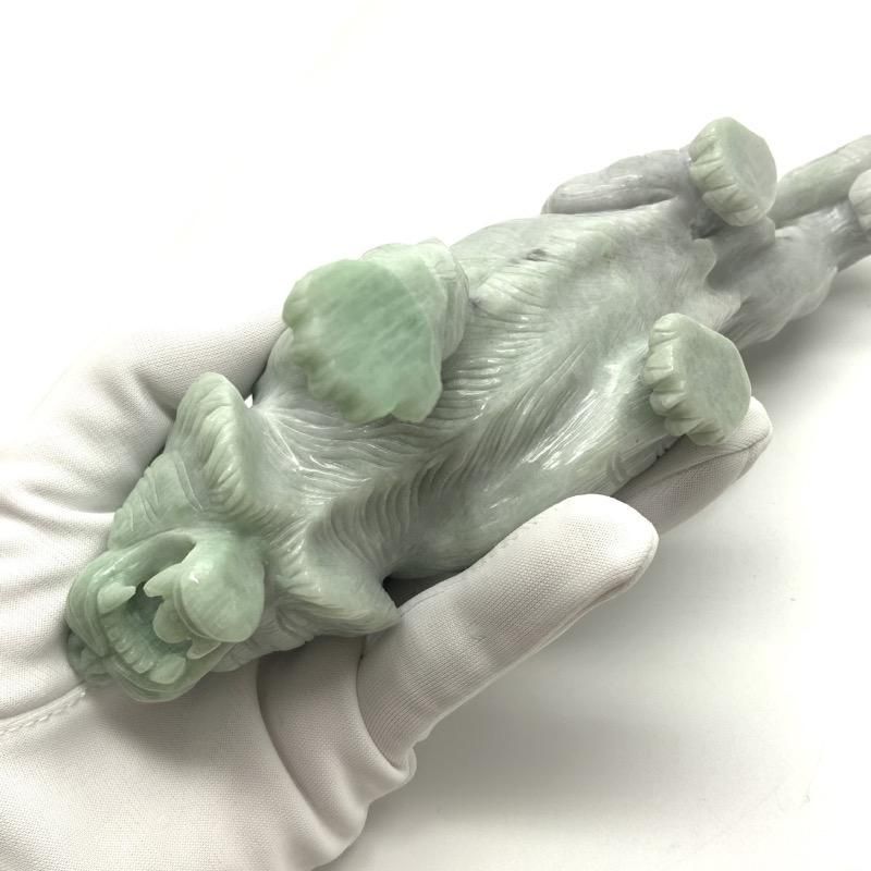 ミャンマー翡翠 虎 】 クォーツ quartz 天然石 万能石 浄化 開運 ミャンマー翡翠 虎 】 クォーツ quartz 天然石 万能石 浄化 開運