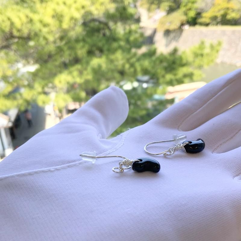 のんたん様✴︎カーネリアン&ブラックオニキス  フェザーゲート＊ピアス のんたん様✴︎カーネリアン&ブラックオニキス フェザーゲート＊ピアス