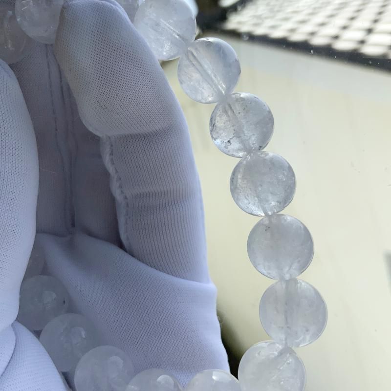 黒平産水晶 ブレスレット 10mm玉 】 クォーツ quartz 天然石 万能石