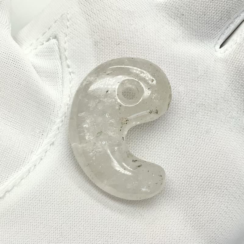 黒平産水晶 A 勾玉(大) 】 水晶 国産水晶 まがたま 天然石 自然