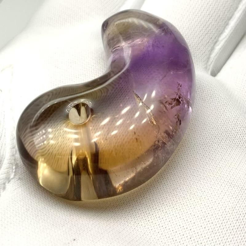 アメトリン 勾玉 】 アメジスト アメシスト 紫水晶 amethyst 黄