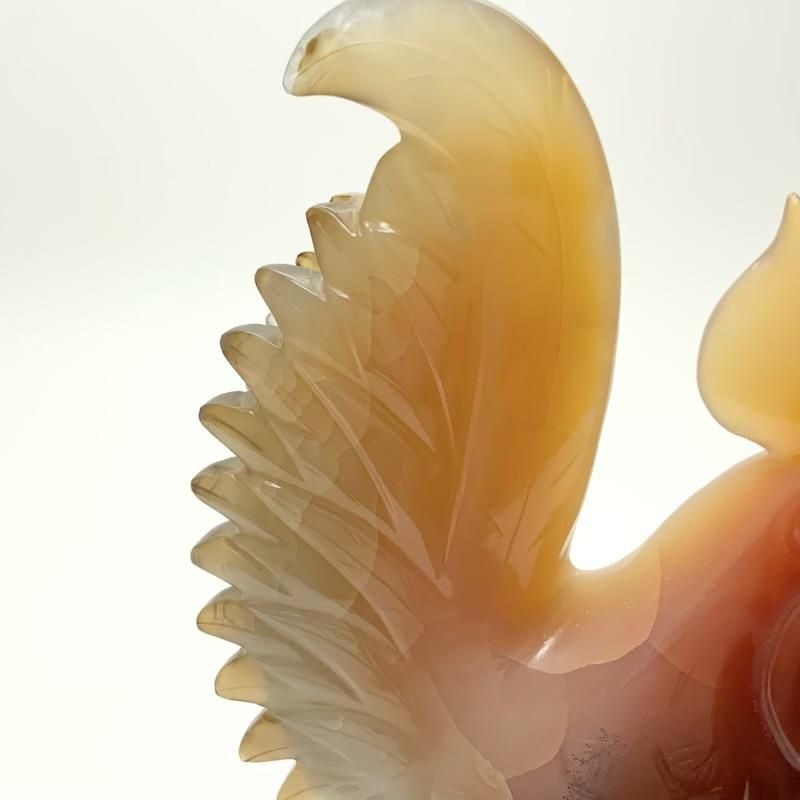 名工の逸品 】 赤めのう 細工/鶏にわとり - めのうの店川島【公式通販