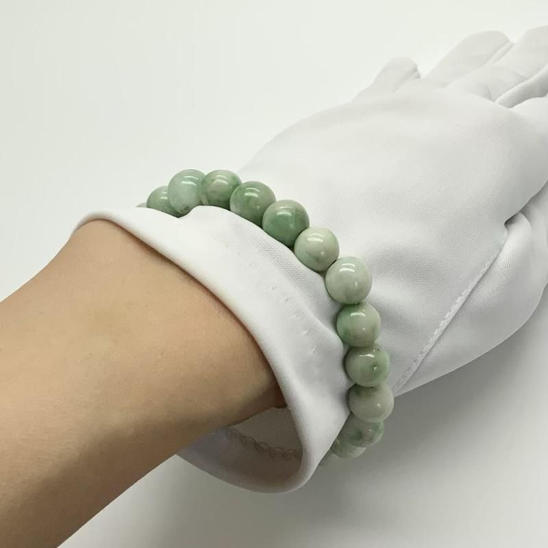 糸魚川翡翠 ブレスレット 9mm玉 】 糸魚川産翡翠 限定 一点物 糸魚川翡翠 ブレスレット 9mm玉 】 糸魚川産翡翠 限定 一点物