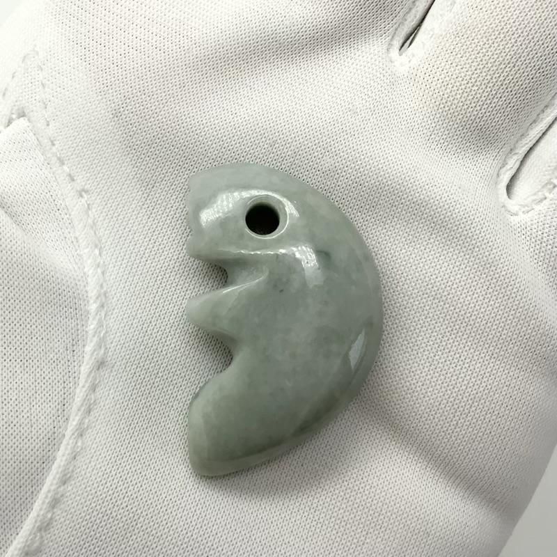 糸魚川翡翠 勾玉 獣型 】 国産 天然石 ひすい ヒスイ Jade