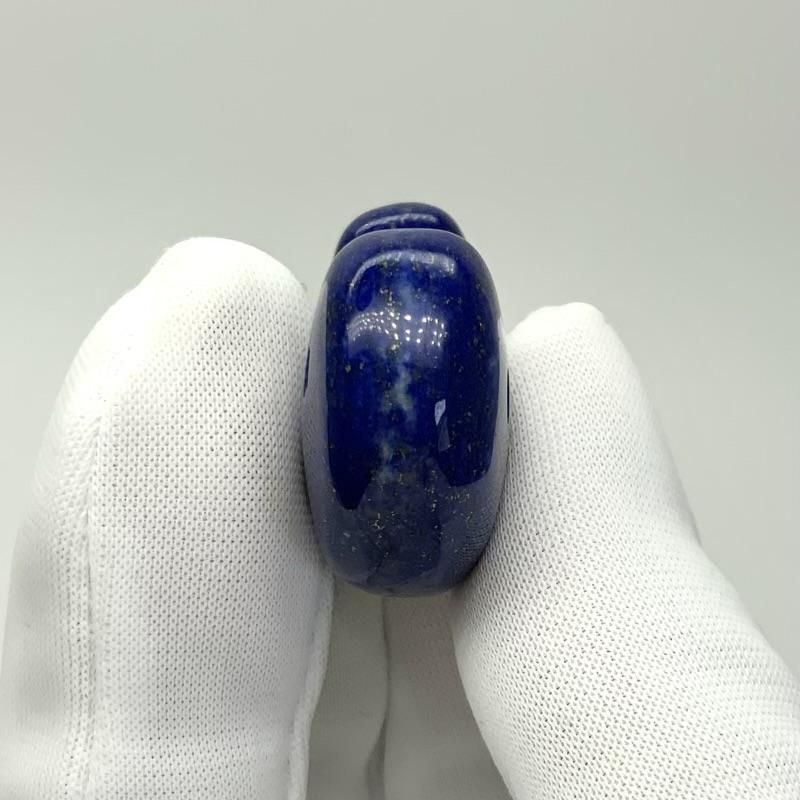 ラピスラズリ AAAランク 勾玉 】 まがたま 瑠璃 半貴石 護符 青金石