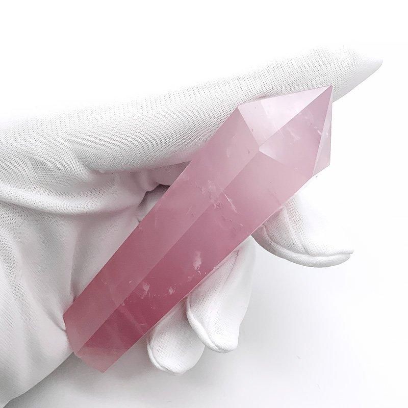 マダガスカル産 ローズクォーツ ポイント 特上 】rosequartz 紅水晶