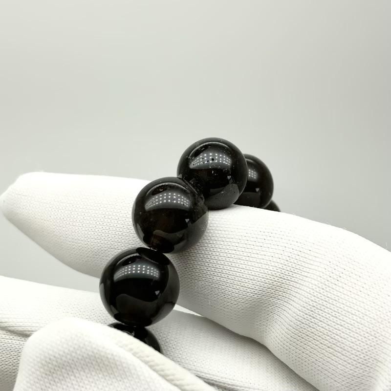 黒平産水晶 SA ブレスレット 10mm玉 原石付き 】 山梨県 黒平