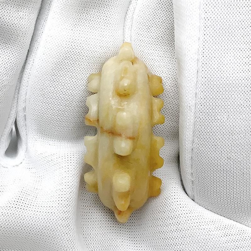 ⭐️中国　翡翠　天然石　香合　小物入れ　三脚 2点　中国土産 ⭐️中国 翡翠 天然石 香合 小物入れ 三脚 2点 中国土産