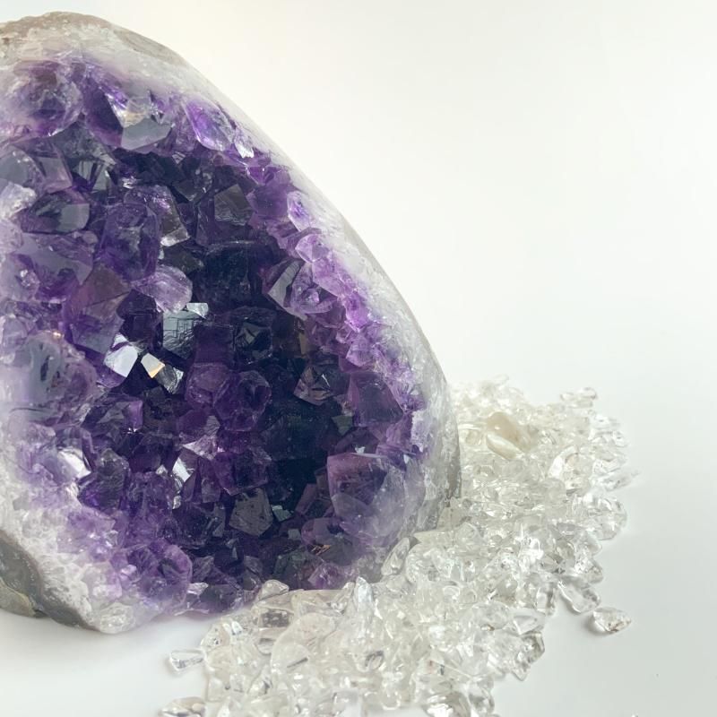 天然水晶ウルグアイ紫晶洞 アメシスト ジオード ウルグアイ産 】 晶洞 geode 紫水晶