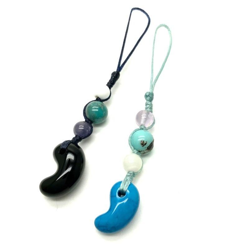 誕生石ストラップ　8月 8月 誕生石ストラップ＜葉月＞ 】 - めのうの店川島【公式通販