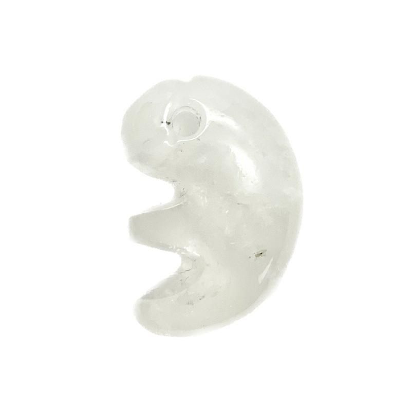【 黒平産水晶 勾玉(中) AA 獣型 】 水晶 国産水晶 まがたま 天然石 自然石 希少 クォーツ 山梨県 黒平鉱山産