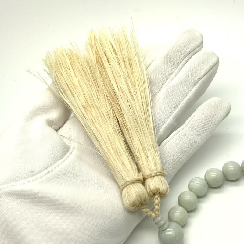 念珠 糸魚川翡翠 10mm玉 】 数珠 ねんじゅ 冠婚葬祭 シンプル