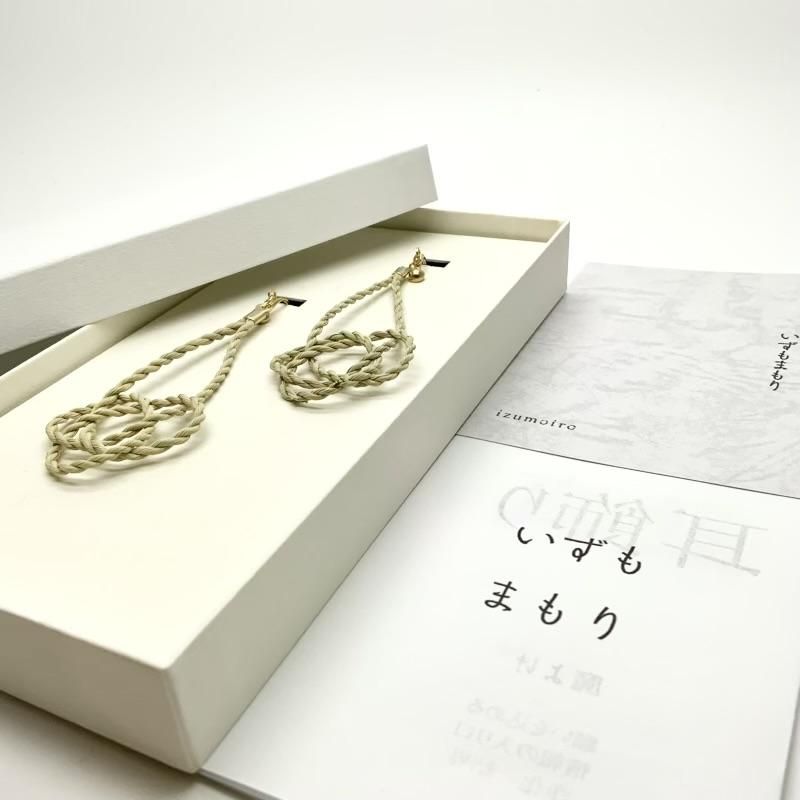 結びのイヤリング・結びのピアス - 真菰ピアス/イヤリング - 】 真菰