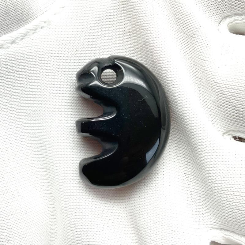 邪気祓い、敵をやっつける強靭な黒い宝石 黒翡翠（ブラック