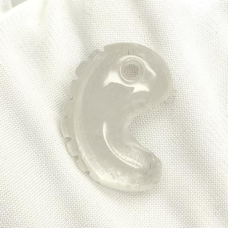 黒平産水晶 勾玉(大) AA 獣型 】 水晶 国産水晶 まがたま 天然石