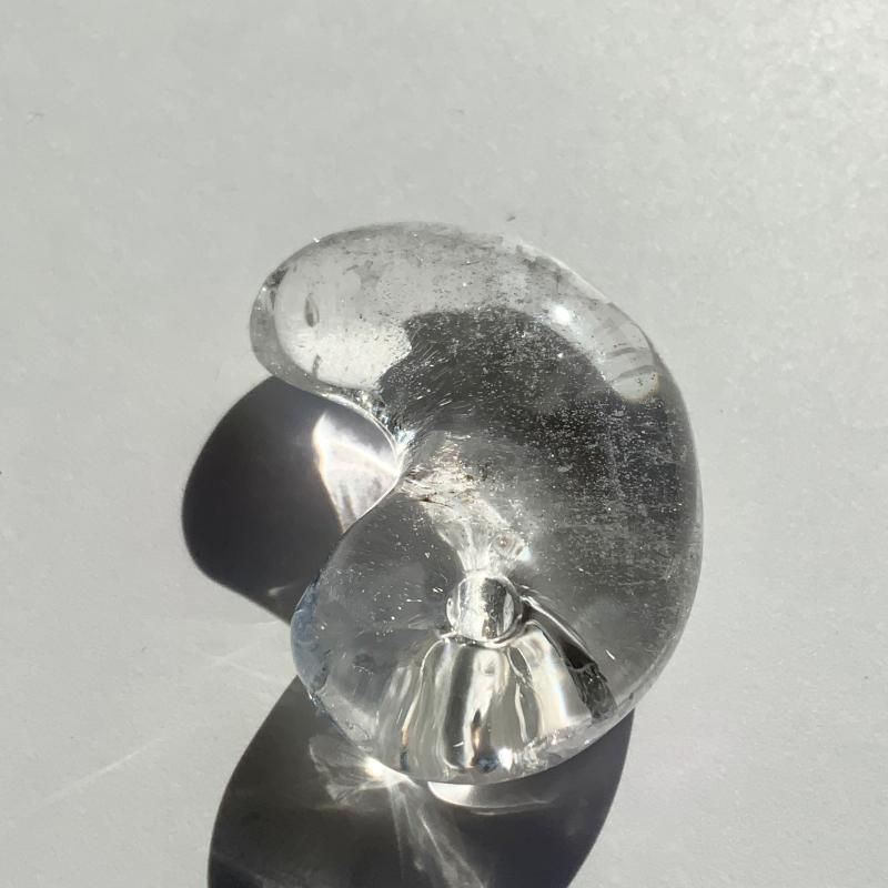 黒平産水晶 勾玉(大) SA 巴型 】 水晶 国産水晶 まがたま 天然石 自然