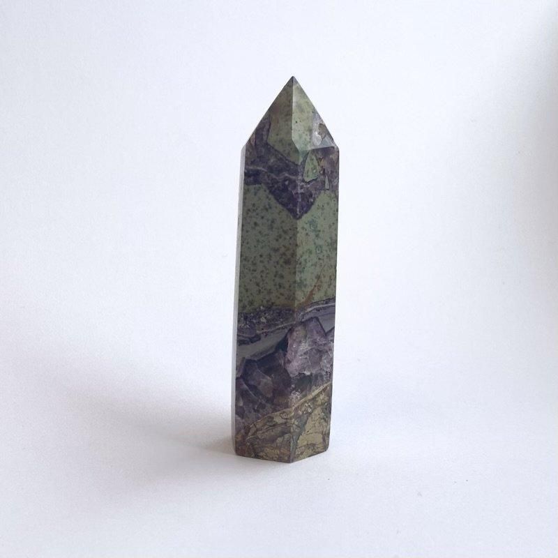 マトリックス フローライト ポイント 】 水晶 quartz 天然石 万能石