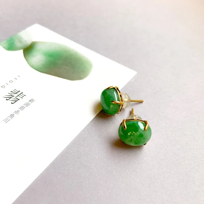 糸魚川翡翠 ピアス K18 】 国産 天然石 糸魚川産翡翠 ひすい ヒスイ 糸魚川翡翠 ピアス K18 】 国産 天然石 糸魚川産翡翠 ひすい ヒスイ