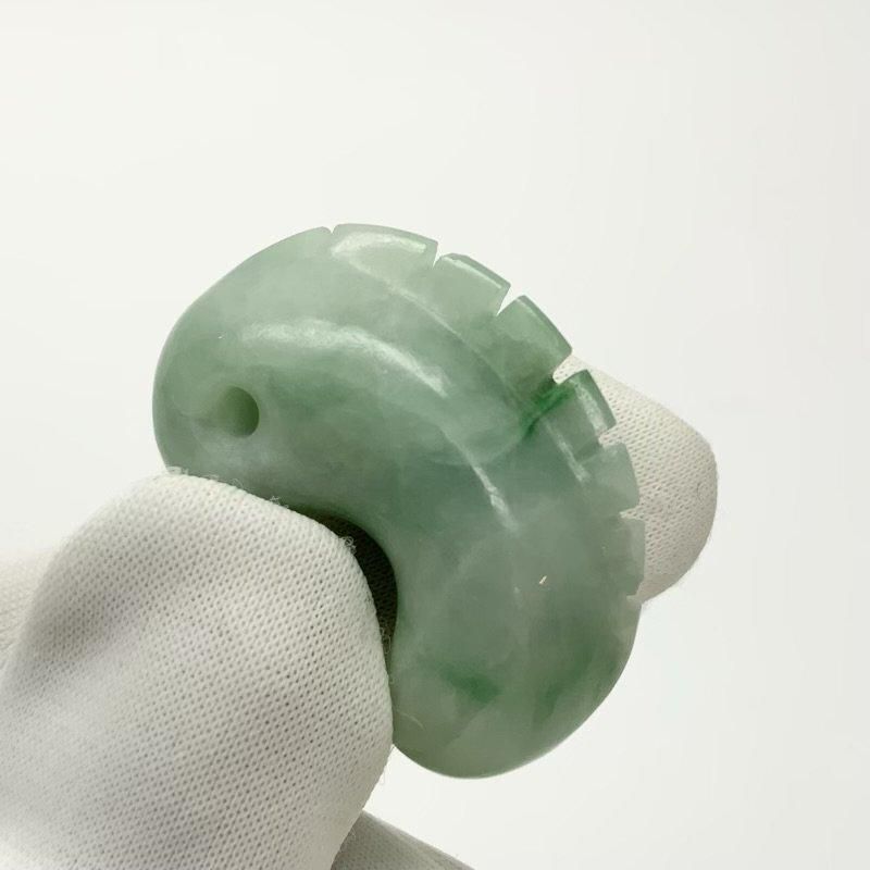 ミャンマー翡翠 勾玉 獣型 】 ひすい ヒスイ Jade 限定品 稀少