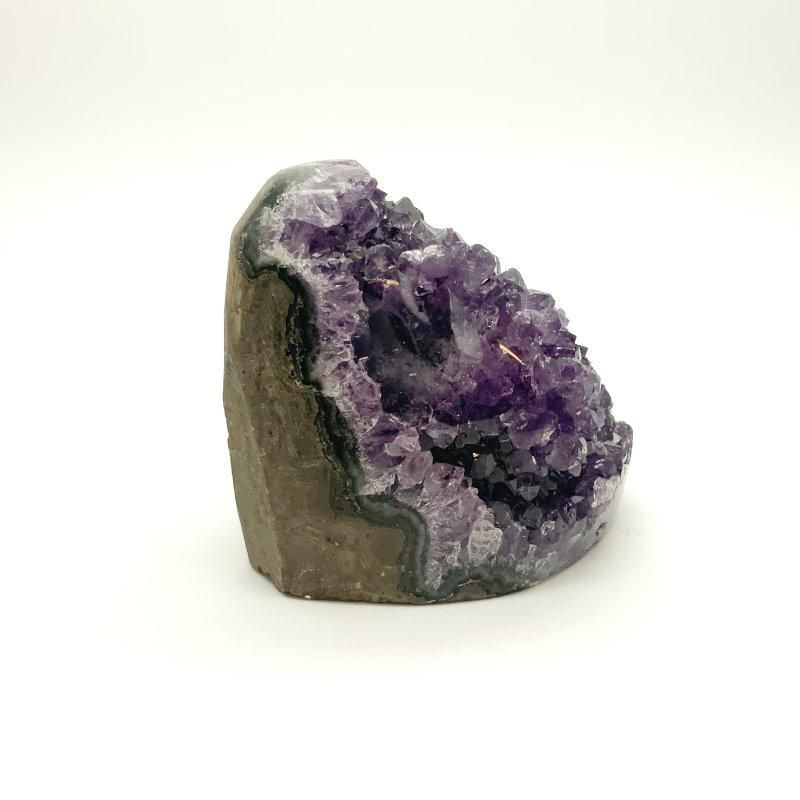 アメシスト ウルグアイ産 】 ジオード クラスター 紫水晶