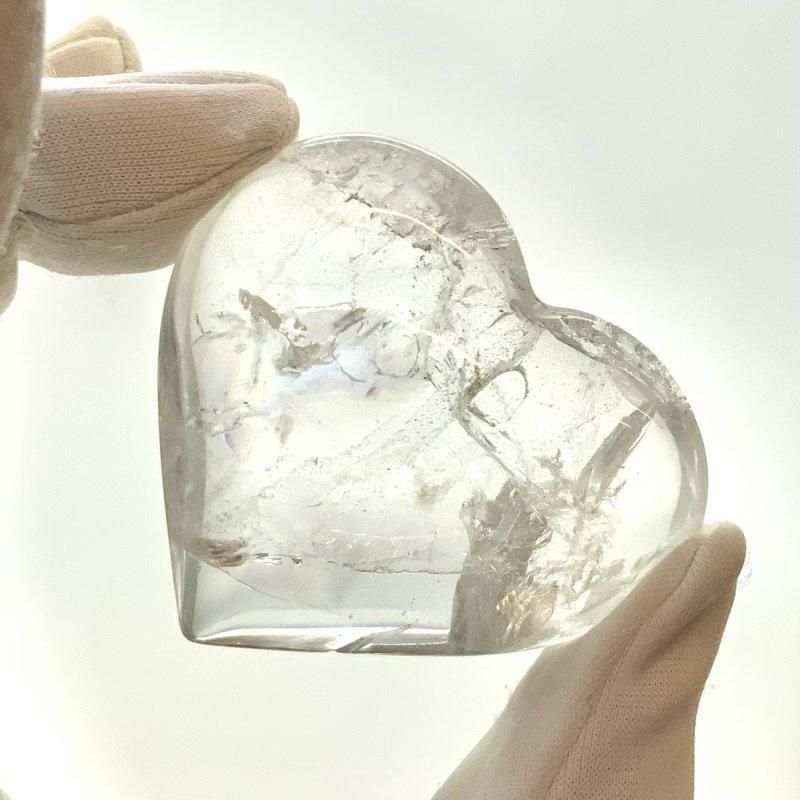 水晶ハートINハート♡♡No.2181 hanalei | ハナレイ（天然石